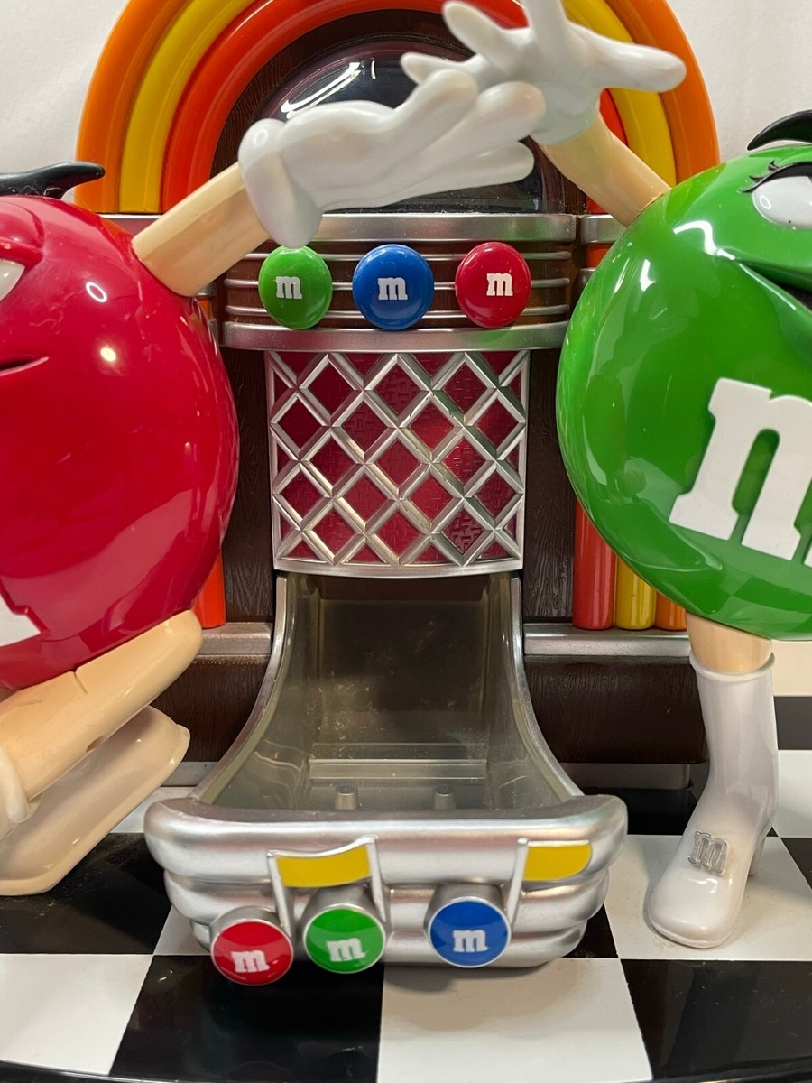 M&M Jukebox Candy Dispenser Rock & Roll Cafe dancing vintage