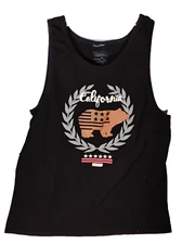 Hustle Avenue XL Tank Top Stars Stripes on Bear Graphic California Hustle