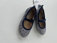 NWT Oshkosh Bgosh Toddler Girls Glitter Flats Size 5