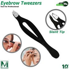 Professional Eyebrow Tweezers Slant Tip Precision Hair Tweezer for Men  Women