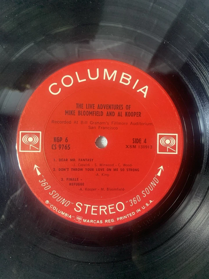 Mike Bloomfield & Al Kooper / The Live Adventures / Columbia LP / Mint 1st Press - Image 2 of 4