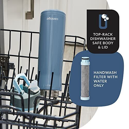 Contigo Wells Chill Stainless Steel Filter Water Bottle with Replacement filter! - Picture 5 of 7