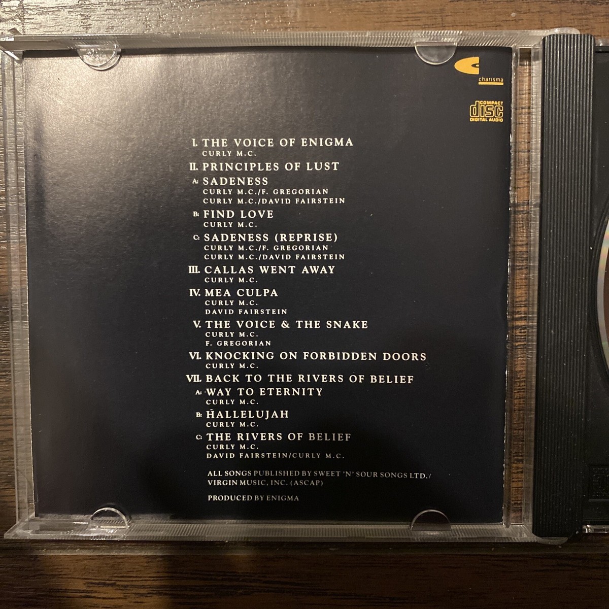 Enigma : MCMXC A.D. CD | eBay