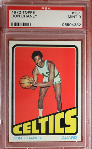 1972 Topps basketball card DON CHANEY #131 PSA 9 MINT (INCREDIBLY RARE CARD) - Picture 1 of 2
