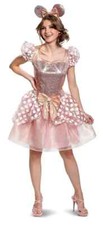 2pc Disguise Disney Rose Gold Minnie Mouse Dress Halloween Costume Women S 4-6