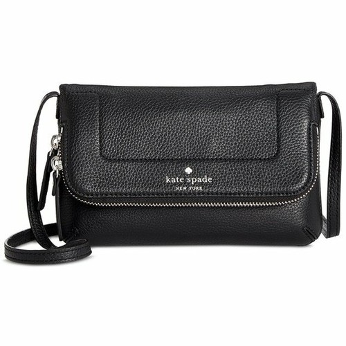 ๐ผ๐ฆ Kate Spade ๐ผ๐ผ๐ฆ Marianna Mansfield Black Leather Crossbody Bag ๐ผ W1 - Picture 3 of 11