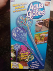 Aqua Watering Globes Blue Speckled Plant Watering Glass Bulbs   2 Pack NEW