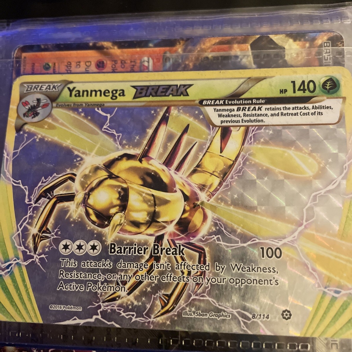 Yanmega BREAK 8/114 2016 World Championship Pokemon Card | eBay