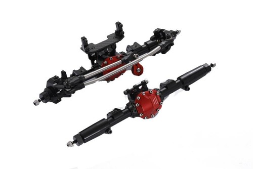 AluminumAlloy Complete Front Rear Axle for 1/10 RC Crawler Car Axial SCX10 90046 - Picture 14 of 16