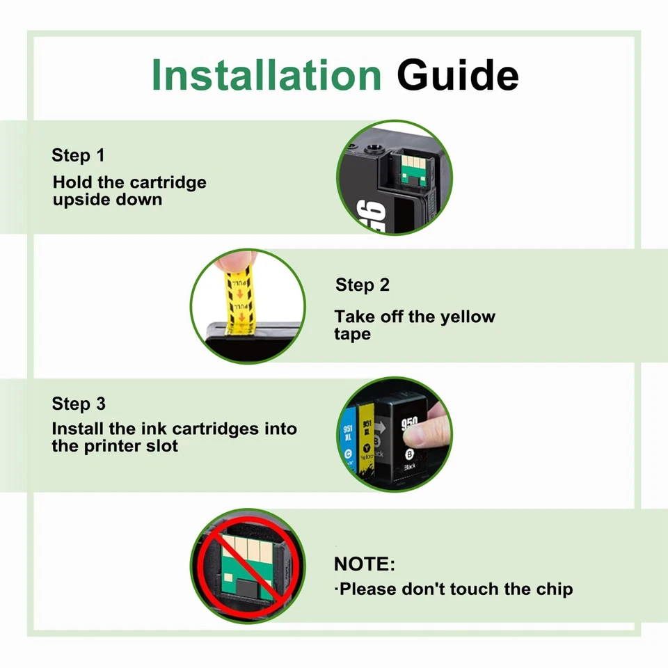 Cartuchos de tinta 12PK 950XL 951XL para HP Officejet Pro 8600 8610 8620 8100 8630 Foto 4 de 4