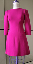 NWT**Dolce & Gabbana Dress**Wool blend*Size 38(IT)*Fuchsia*$1,795.00