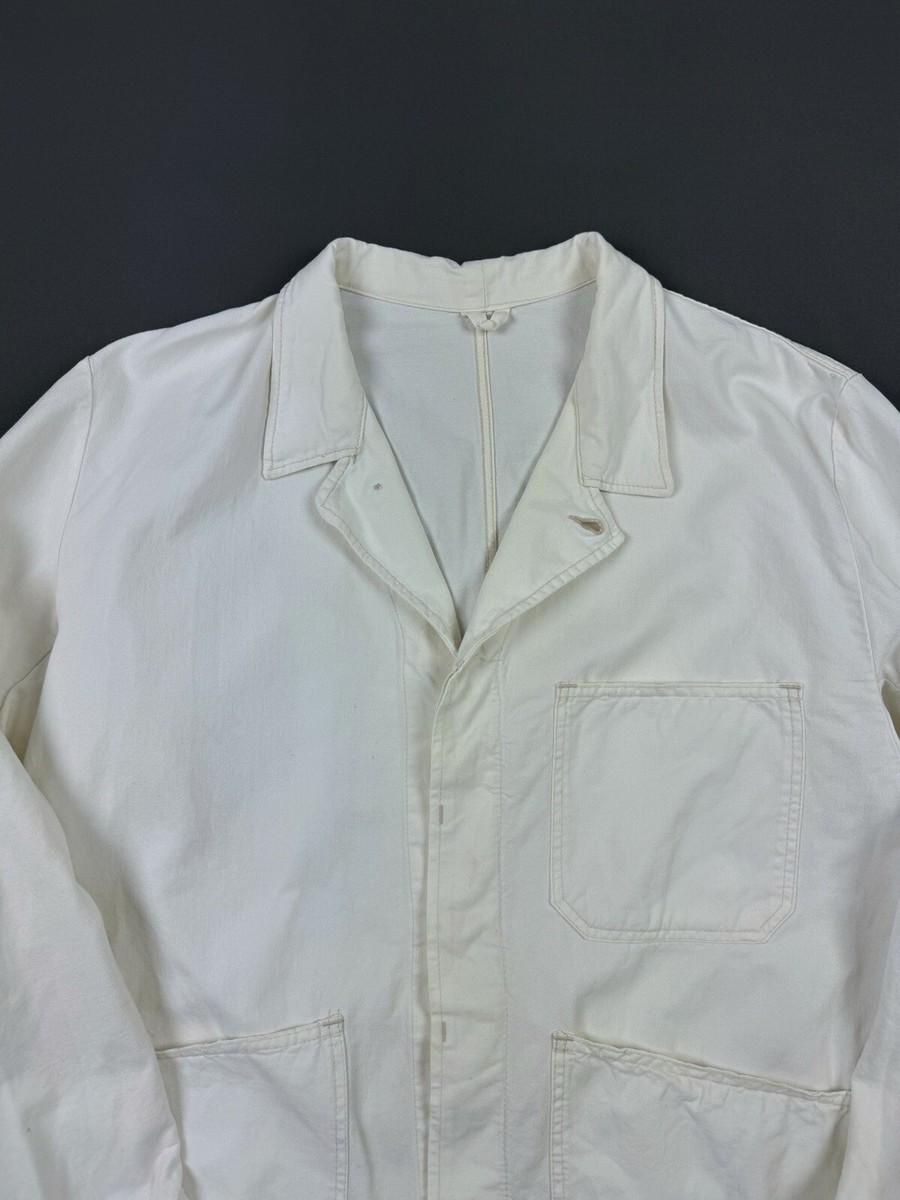 ジャケット・アウター 40s Vintage White Work Jacket 40s Vintage White Work Jacket
