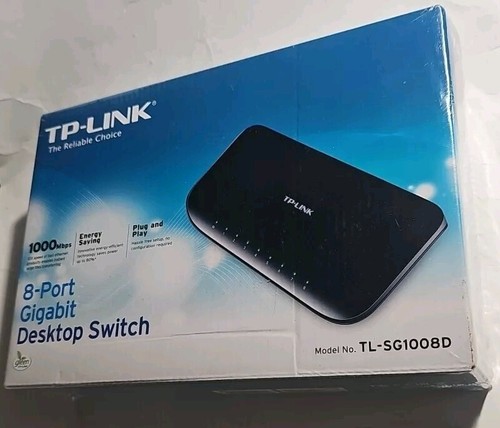 TP-LINK, TL-SG1008D 8-Port Gigabit Desktop Switch v6.0 New In Box - Photo 2/4