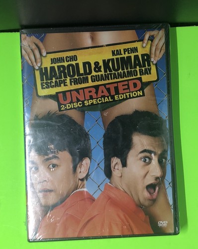 Harold And Kumar Escape from Guantanamo Bay (DVD 2-Disc UNRATED 2008) Sealed NIP