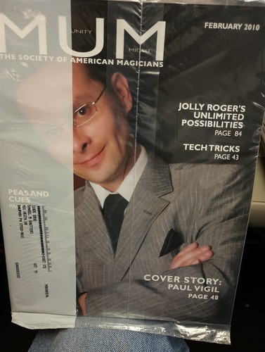 Paul Vigil MUM Society of American Magicians Magazine Issue Brand New Sealed