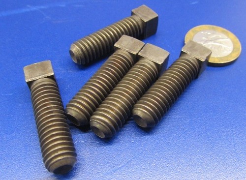 Steel Square Head Set Screws, Cup, 3/8"-16 x 1 1/4" Length, 25 Pieces - Picture 9 of 12