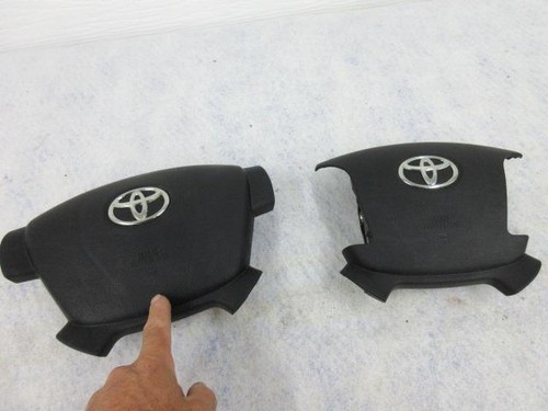TOYOTA TUNDRA 2008-2011-2012-2013 BLACK Airbag WITHOUT RADIO steering wheel LEFT - Picture 2 of 4