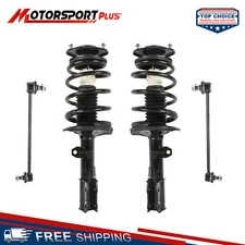 4PCS Front Complete Struts & Sway Bar Links For 2003-2008 Toyota Corolla 1.8L