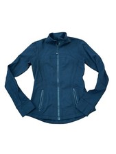 LULULEMON 'Define" Full Zip Jacket Black Outdoor Lightweight Yoga Women's Size 8