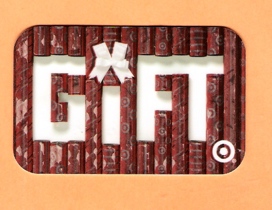 Collectible 2008 Target Gift Card - Wrapping Paper - No Cash Value