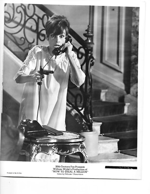 AUDREY HEPBURN Peter O'Toole ORIGINAL Stamped “How to Steal a