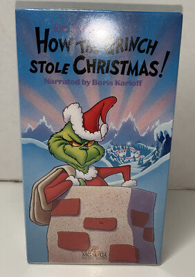 How the Grinch Stole Christmas (VHS, 1994) Original 1966 Seuss Animated New