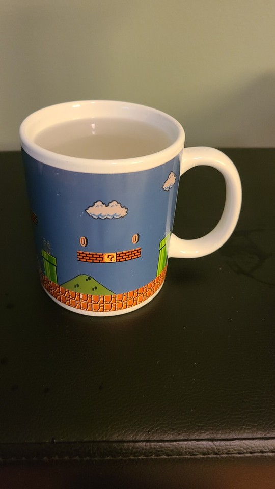 Super Mario Bros Nintendo Original 12oz Heat Color Change Mug 2015 ...