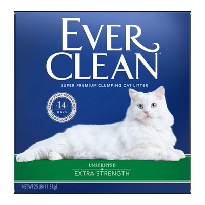 Clorox Petcare (#71213/60417) Ever Clean Extra Strength Clumping Cat Litter, 25#