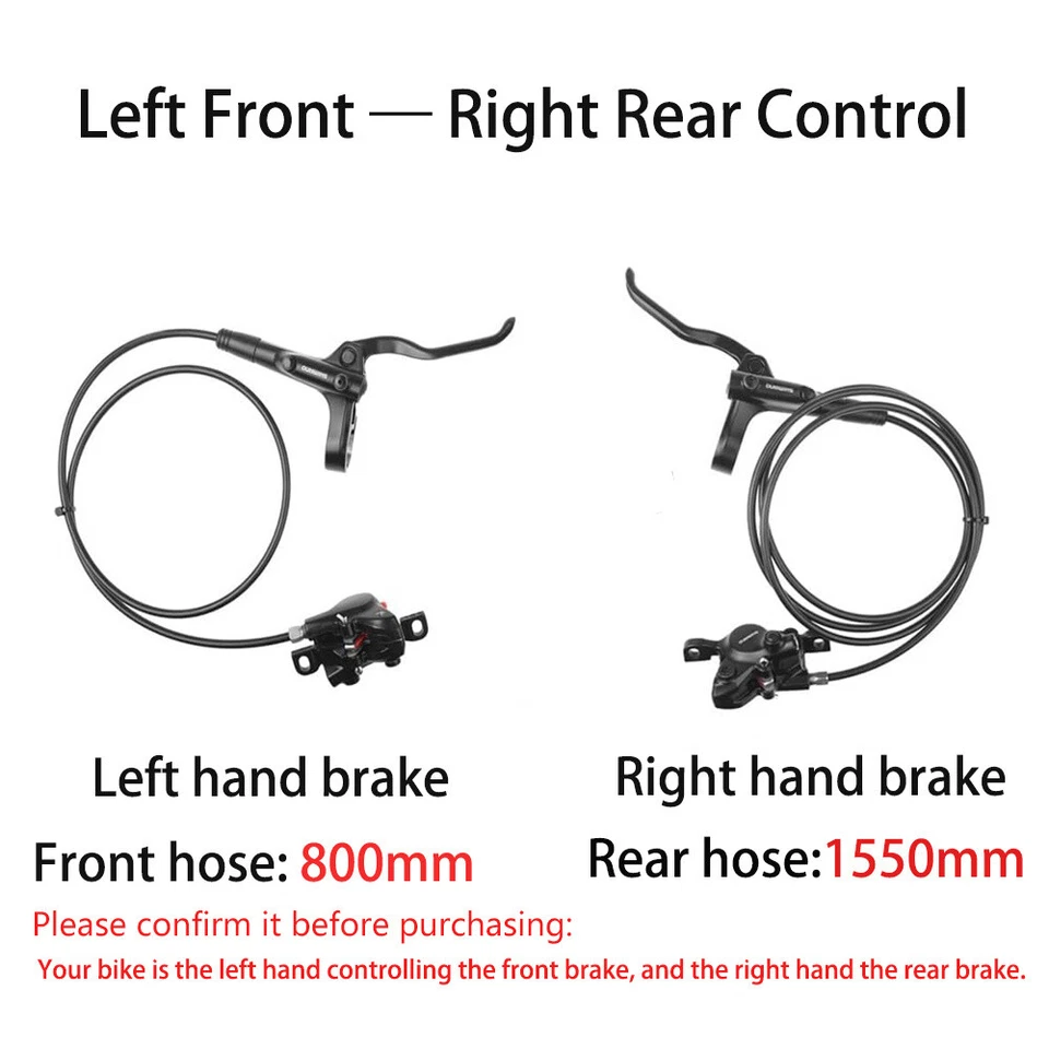 Shimano MT200 MTB Hydraulic Disc Brakes Set Left Front & Right Rear /W Calipers - Image 2 of 4