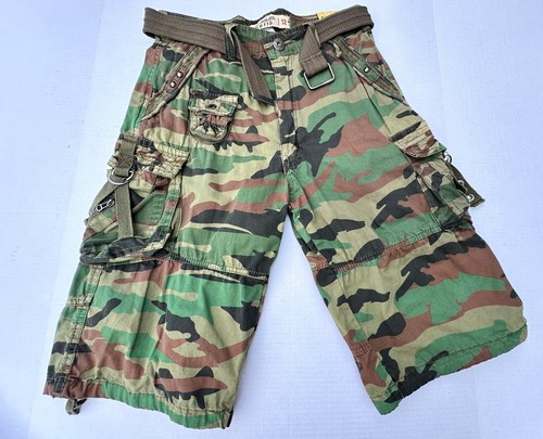 GS115 Men's Camo Multi-Pockets Cargo Shorts. Size 12. Free Shipping. - Picture 11 of 24