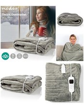 Couverture Electrique CHAUFFANTE 1 Personne 180 x 130 cm 9 Réglages de Chaleur L