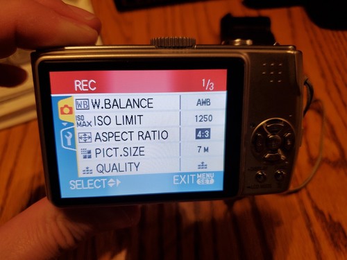 Panasonic Lumix DMC-TZ3 Digital Camera, 7.2 Megapixels and Case, Tested, Works - Picture 13 of 13