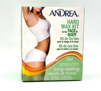 Andrea Hard Wax Kit For Face & Body. NEW!