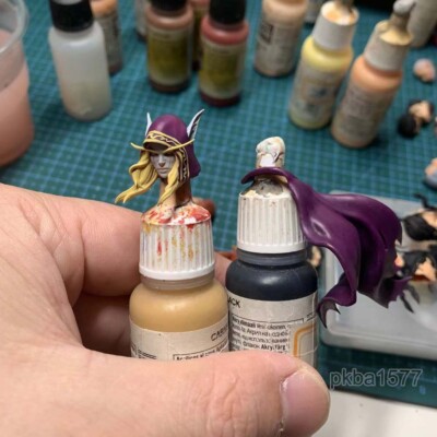 Premium 1/18 Sylvanas Windrunner w/ Scarf Head Sculpt Head For 3.75'' Figure