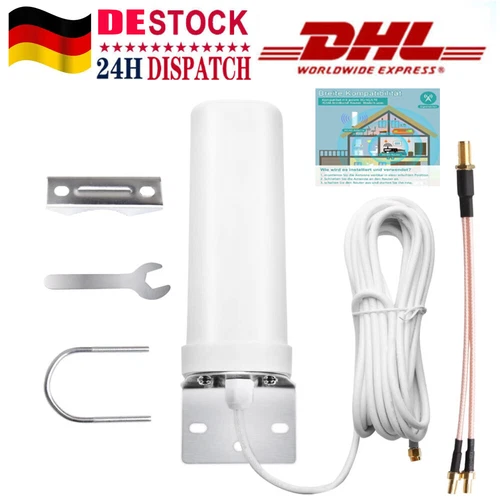 4G LTE Antenne TS9 AußEn Antenne 3G 4G Externe Antenne 10-12DBi mit Dual TS9 NEU