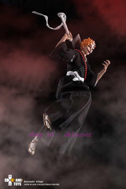 Gametoys Gt-001 1/6 Bleach Kurosaki Ichigo Action Figure Toy Gametoys Gt-001 1/6 Bleach Kurosaki Ichigo Action Figure Toy