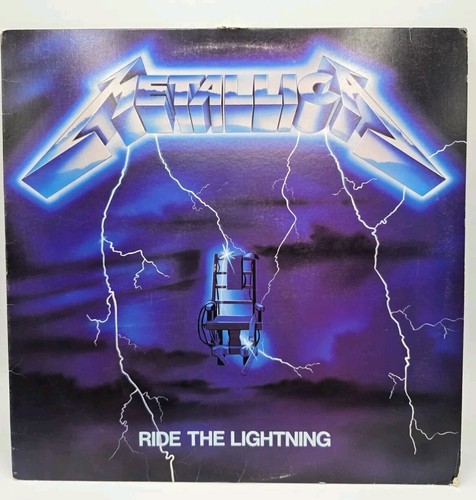 1984 METALLICA Album RIDE THE LIGHTNING Vinyl KOMPLETT Lp 1. Druck OVP