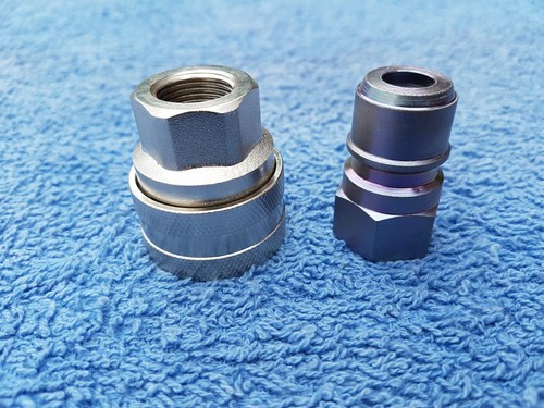PRESSURE WASHER STEAM CLEANER R & M SUTTNER PAIR QUICK RELEASE COUPLING 3/8BSP F - Picture 3 of 12