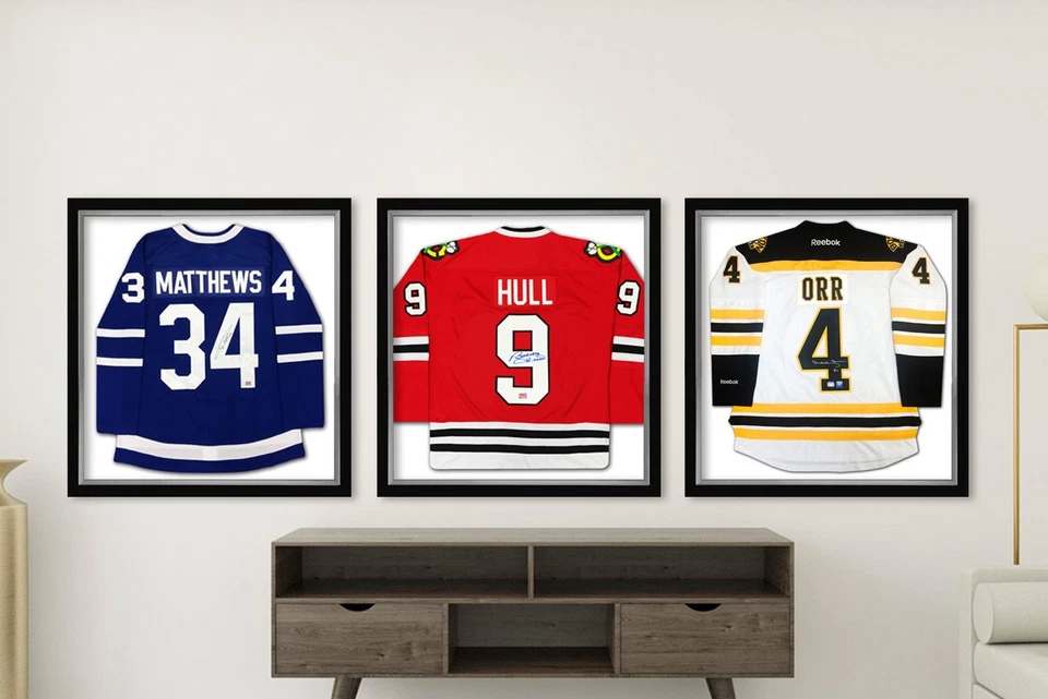 Camiseta deportiva autografiada por Lanny McDonald Calgary Flames Foto 3 de 3