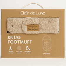 Image of Clair de Lune Snug Footmuff | Water-Resistant Baby Footmuff | Faux Fur Lining