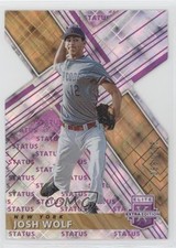 2019 Panini Elite Extra Edition Status Purple Die-Cut 68/125 Josh Wolf #53 g2u