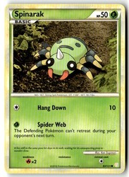 Spinarak 83/123 HeartGold & SoulSilver Common