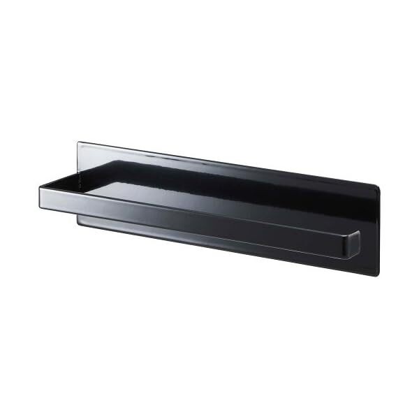Yamazaki kitchen paper holder magnet kitchen paper holder Tower black 7128 F JP