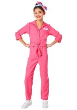 InSpirit- Barbie Movie Pink Jumpsuit Girl's Costume