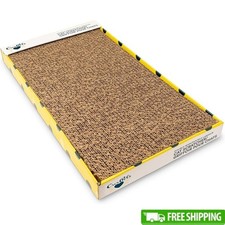 Large Cat Scratcher Cardboard Interactive Design Catnip Durable Healthy Claws US