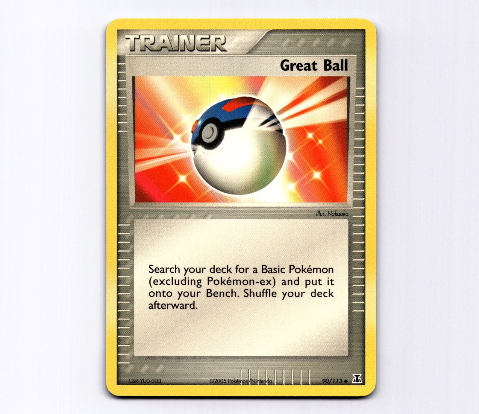 Great Ball 92/112 FireRed & LeafGreen 2004 Trainer Pokemon NM