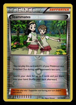 Teammates 141/160 Reverse Holo XY Primal Clash Pokemon Card