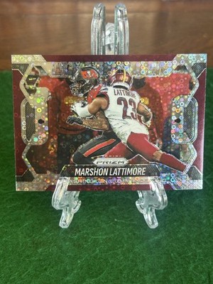 2025 Panini Prizm - Lockdown! Marshon Lattimore #14 Silver Disco Prizm