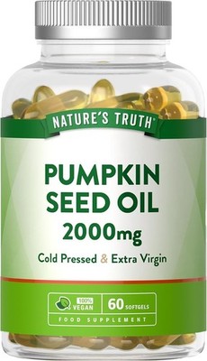 Nature's Truth Kürbiskernöl 2000 mg - 60 Weichkapseln