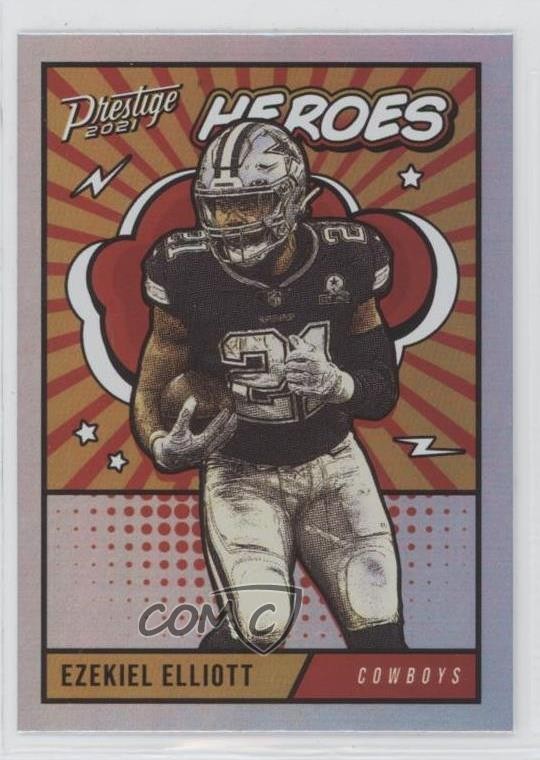 2021 Panini Prestige Heroes Ezekiel Elliott #HE-13 12g7